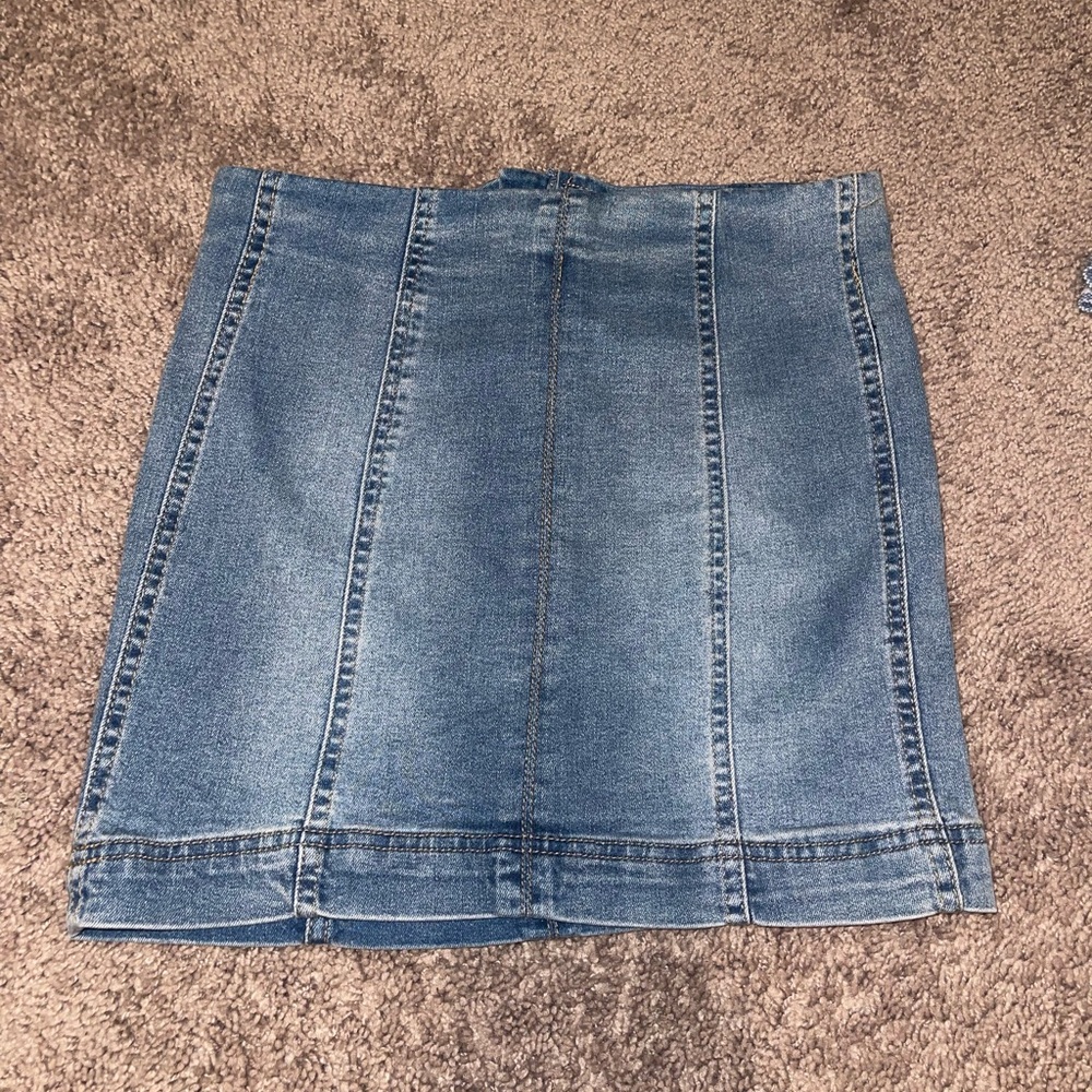 Chelsea & Violet Blue Denim Mini Skirt